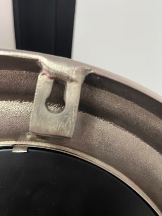 Reloj de Pared Aluminio Negro