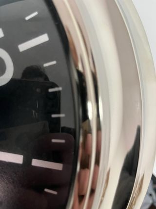 Reloj de Pared Aluminio Negro