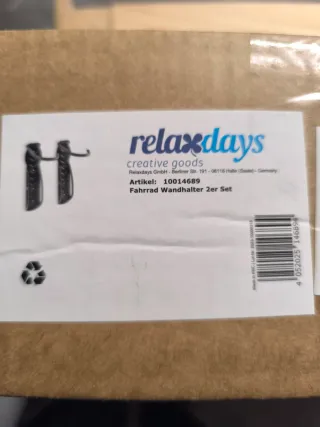 Dos soporte de pared para bicicleta nuevos