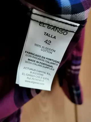 Camisa hombre El Ganso talla 42