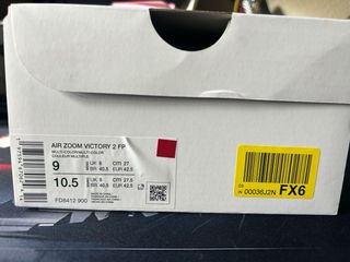 Nike Air Zoom Victory 2 Talla 42.5 Nuevas a estren