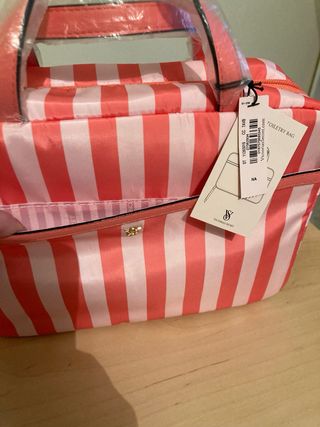 Beauty Case Victoria's Secret a strisce