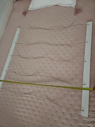 Marco fotos cuerda madera metal