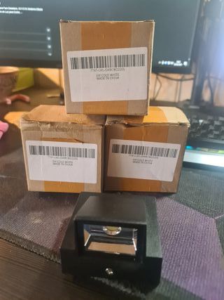 3 Apliques Pared Hierro Negro 5W