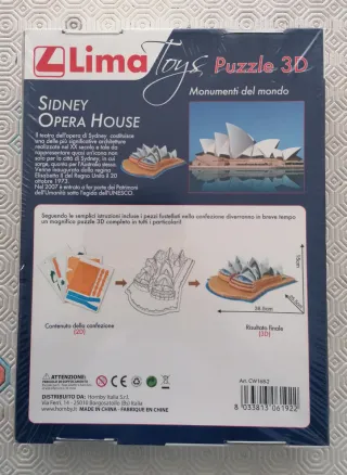 Puzzle 3D Sidney Opera House Lima Toys