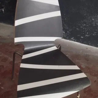 Silla Vilmar Ikea Madera y Metal