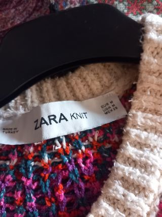 Jersey Zara cuello redondo estampado