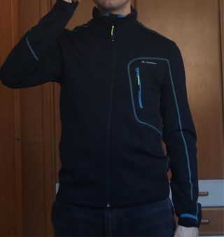 Chaqueta Negra Quechua Talla M