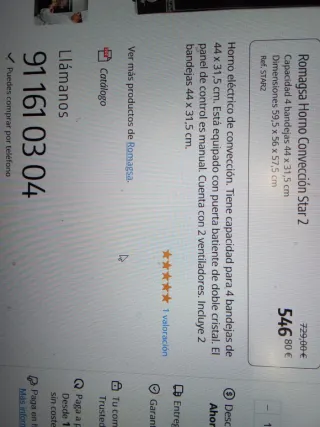 Horno de pan profesional