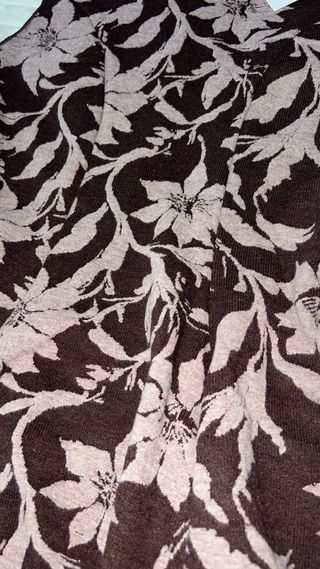 Vestido corto Zara floral marrón