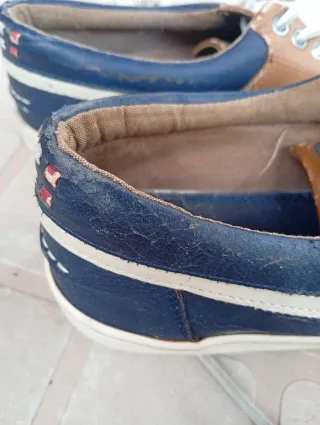 Náuticos Pull&Bear azul y marrón