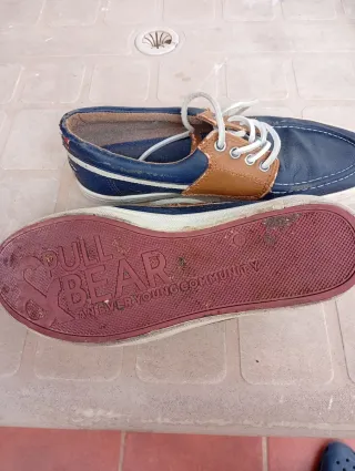 Náuticos Pull&Bear azul y marrón