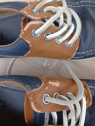 Náuticos Pull&Bear azul y marrón