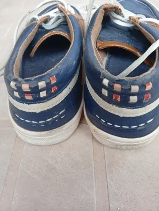 Náuticos Pull&Bear azul y marrón