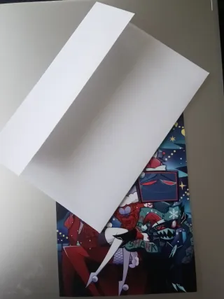 Pack 4 Postales Navideñas Hazbin Hotel Oficiales