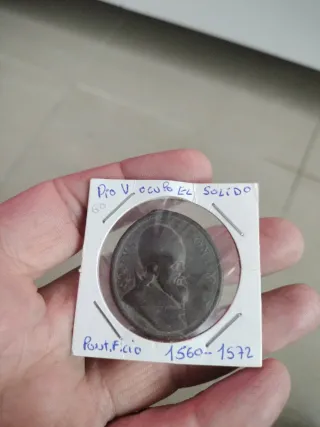 Medalla pio V. Ocupo El Solido 1560-1572
