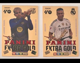 LAMINE YAMAL Y MBAPPE EXTRA GOLD ADRENALYN 25 26