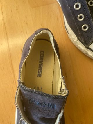 Converse All Star Azul sin cordones