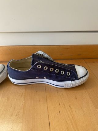 Converse All Star Azul sin cordones