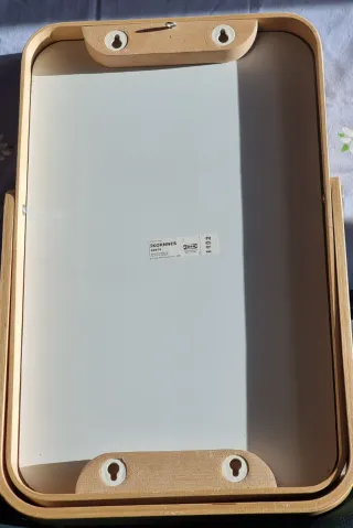 Espejo de mesa madera Ikornne