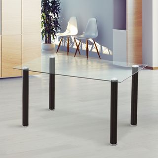 Mesa comedor cristal MUEBLES AIKO 100x70