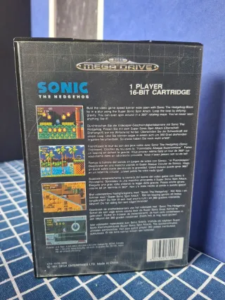 MEGADRIVE ORIGINAL SONIC 1 COMPLETO