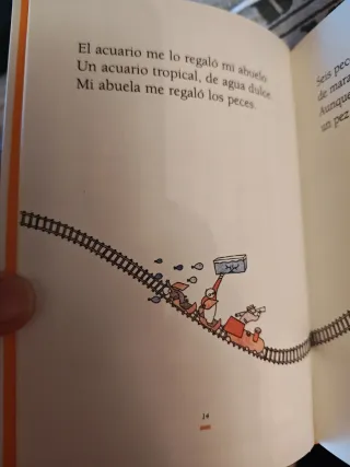 Un pez bajo la lluvia