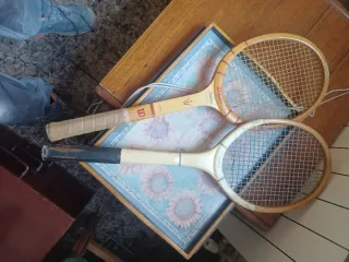 2 Raquetas de tenis Wilson y Slazenger