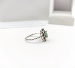 Anillo Esmeralda, Zafiros y Rubíes Naturales