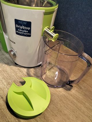 Bosch MES25G0 - Exprimidor (700W, Acero inoxidable, Verde, Juice extractor)