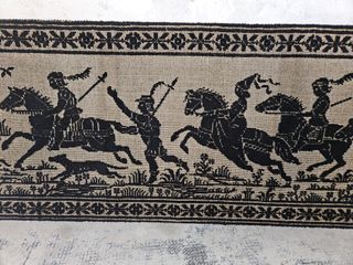 Antico arazzo sardo fatto a mano