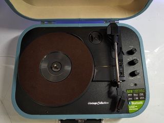 Tocadiscos Muse MT-201 BTB Azul Bluetooth USB