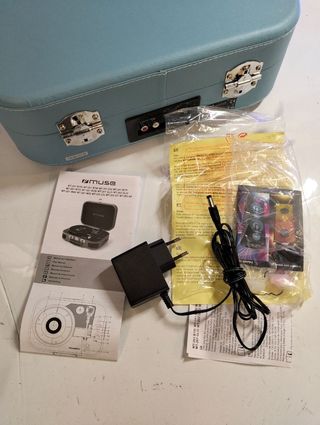 Tocadiscos Muse MT-201 BTB Azul Bluetooth USB