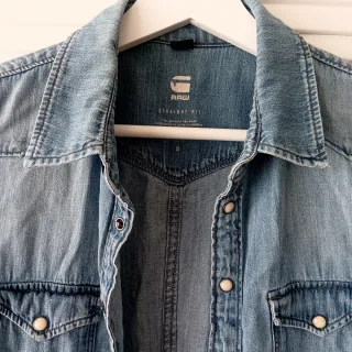 Camisa Vaquera G-Star Raw Mujer Azul