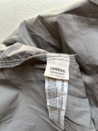 Juego Zara Home: Sábana Bajera + Funda Almohada