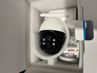 Cámara de vigilancia exterior AOSU con panel solar