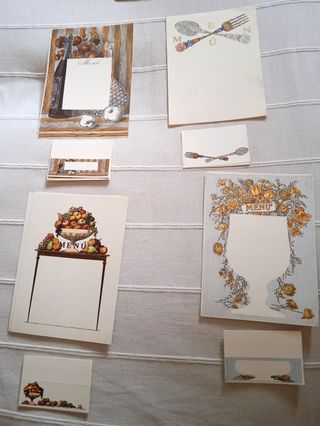 Set Carte Menù Vintage Anni '60