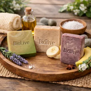 Jabón  artesanal 100% natural  BioLive