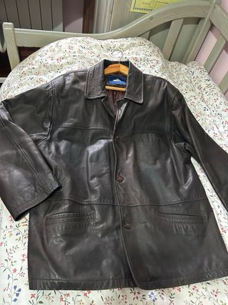 Chaqueta de Piel Hombre Talla XL
