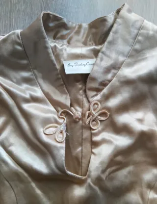 Vestido dorado talla M