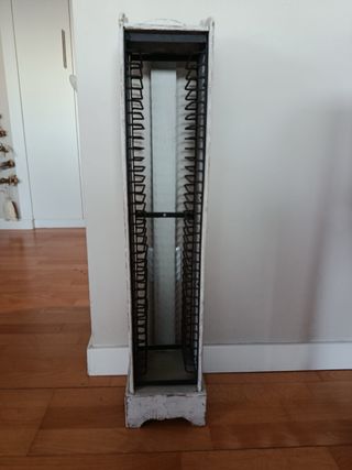 Mueble CD Madera y Metal Envejecido