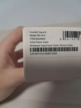 Smartwatch HUAWEI Band 6 (sin abrir)