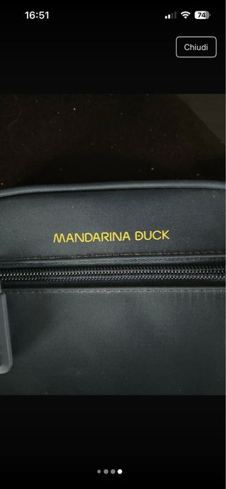Pochette Mandarina Duck Blu