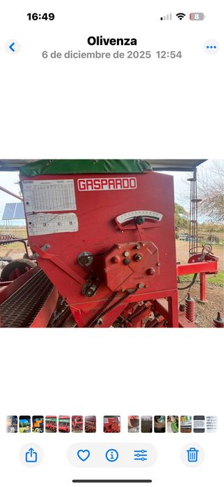 Sembradora Gaspardo siembra directa