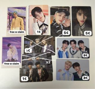 Photocards Stray Kids