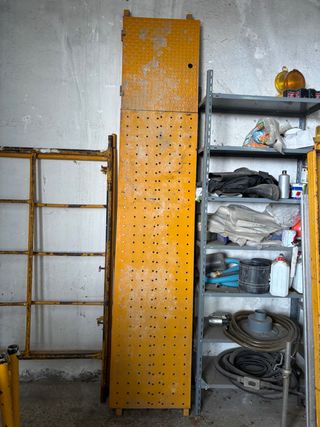 Chapa metálica para andamio