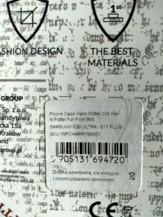 Funda Móvil Harry Potter SAMSUNG S20ULTRA/S11PLUS