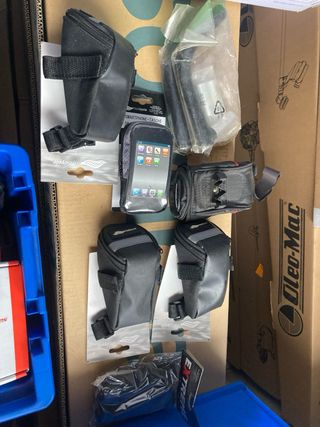 Lote recambios bicicleta: frenos y discos