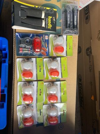 Lote recambios bicicleta: frenos y discos