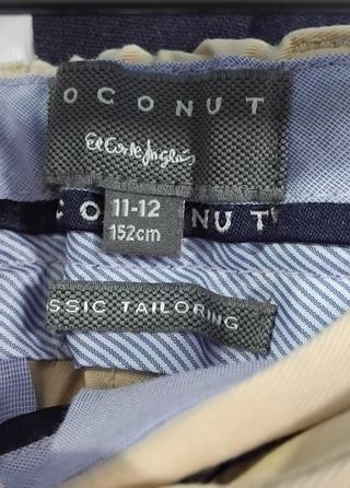 Traje comunión niño azul y beige